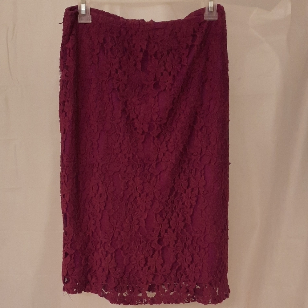 Xhilaration Lace Midi Skirt